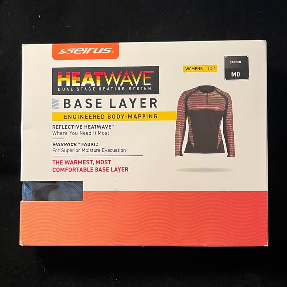Seirus Women's Heatwave™ Performance Base Layer 1-4 Zip NWT Medium - Picture 1 of 7